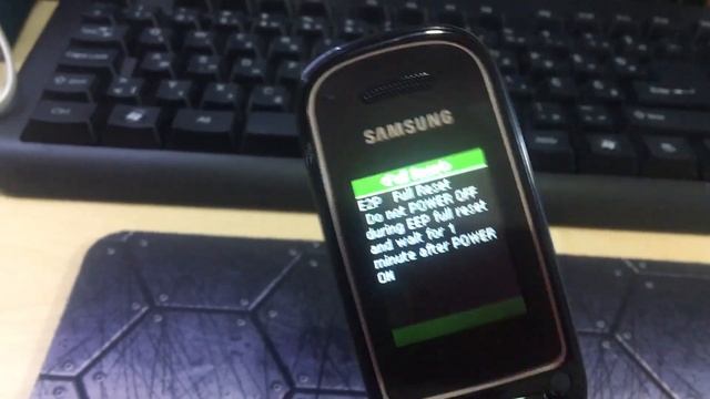 Samsung GT E1270 Reset Settings by Special Code смотреть онлайн
