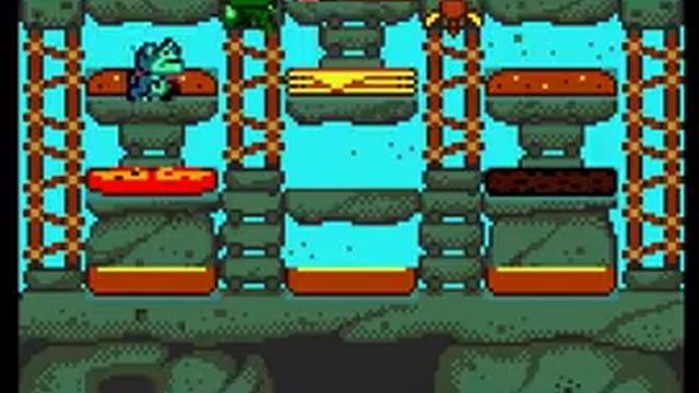 The Flintstones -- Burgertime in Bedrock (GBC) смотреть онлайн