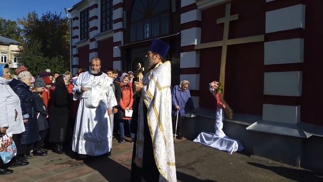 ОСВЯЩЕНИЕ КУПОЛЬНОГО КРЕСТА 7 ОКТЯБРЯ 2018 ГОДА смотреть онлайн