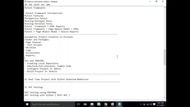 SELENIUM with PYTHON tutorials || Demo - 1 || by Mr. Nikhil Raju On 11-03-2021 @8AM IST смотреть онлайн