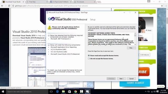 2017 How to install and download Visual Studio 2010 Professional For Free смотреть онлайн