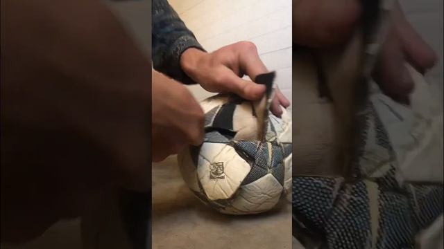 Что внутри оригинального футбольного мяча ? смотреть онлайн