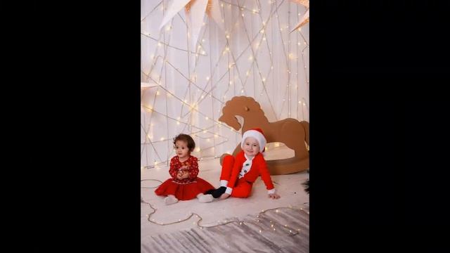 семейная новогодняя фотосессия в студии Каблук смотреть онлайн