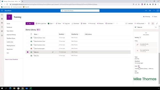 Excel: Get Data From a File Stored in a SharePoint Folder смотреть онлайн