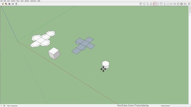 UnFold & Export SVG in SketchUp - Flattery Plugin смотреть онлайн
