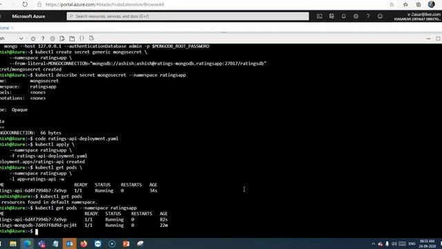 Step 4 – How to deploy API to the Azure Kubernetes Service AKS cluster смотреть онлайн