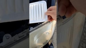 Замена воздушного фильтра, TOYOTA COROLLA 120