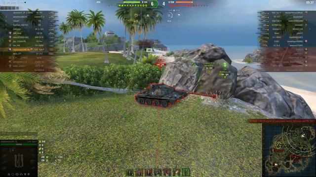 САУ G. W. Tiger. Новая карта Устричный залив. Стандартный бой. Поражение. смотреть онлайн