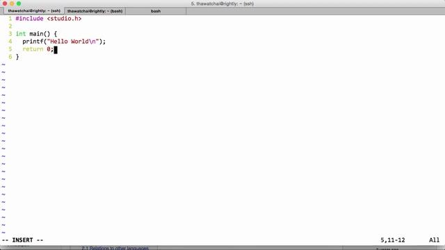 การติดตั้ง C Compiler เพื่อเขียนโปรแกรมภาษา C บนยูนิกซ์ смотреть онлайн