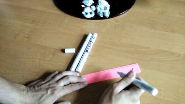 Перманентный белый маркер с Aliexpress, который пишет на любой поверхности