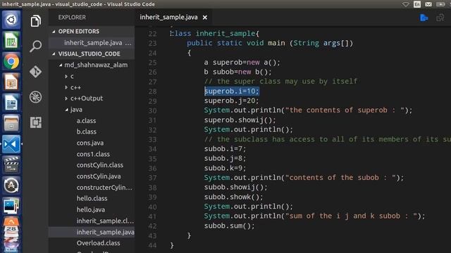 java inheritance program example | java inheritance tutorial | java inheritance concept | java смотреть онлайн
