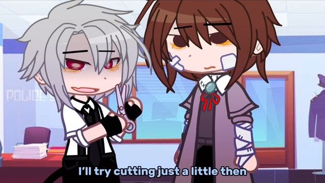 Atsushi trying to fix his hair cut(FW!) || BSD смотреть онлайн