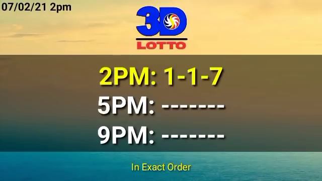 2pm PCSO Lotto Result Today July 2, 2021 2D 3D STL ez2 Swertres смотреть онлайн
