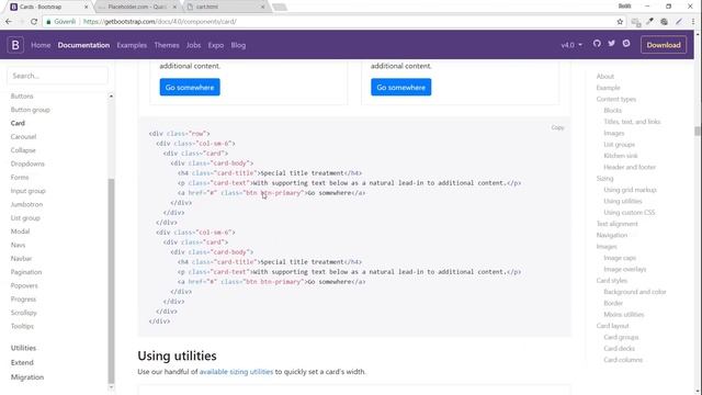 Bootstrap ile Card Kullanımı смотреть онлайн