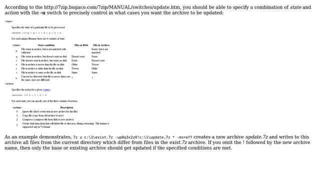 7-zip update: skip operation if nothing has changed (3 Solutions!!) смотреть онлайн