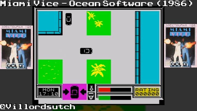 Miami Vice for the ZX Spectrum from Ocean Software (1986) смотреть онлайн