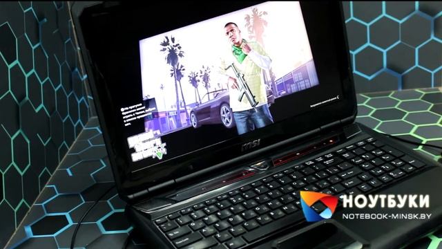 Игровой ноутбук MSI GX60 в отличном состоянии Минск Беларусь тест на GTA5 смотреть онлайн