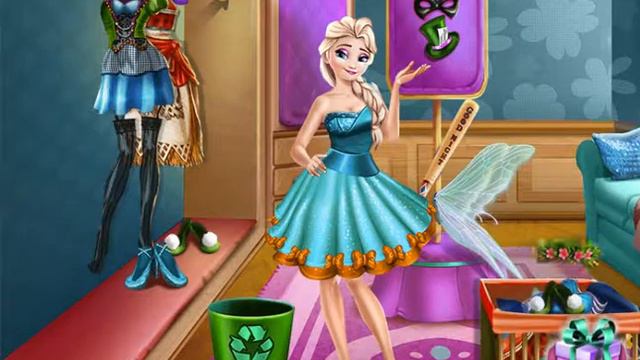 Мультик игра Косплей гардероб Эльзы (Ice Queen Wardrobe Cosplay) смотреть онлайн