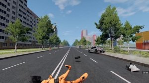 БЕЗУМНЫЕ ШАШКИ ПО ЦЕНТРУ ГОРОДА ПРИВЕЛИ К СМЕРТИ | BeamNG.drive