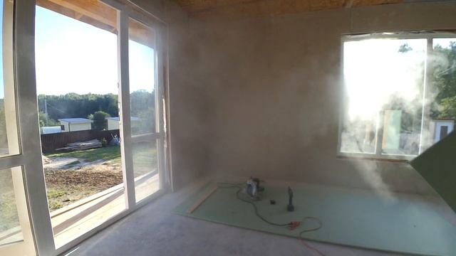 Отделка СИП дома. Монтаж гипсокартона и подготовкой стен смотреть онлайн