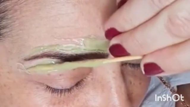 Покраска бровей коррекция бровей воском смотреть онлайн