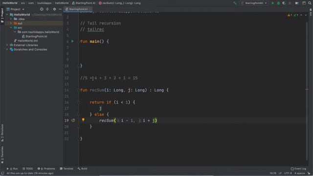 Mastering Kotlin - 033 - Recursive Function - 2 (tailrec) - Kotlin Tutorial Bangla смотреть онлайн