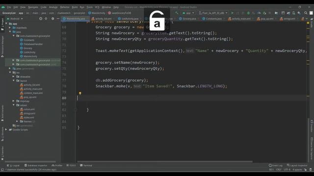 Android Studio | Grocery List application using SQLite Database - Part 4 #androidstudio #Java смотреть онлайн