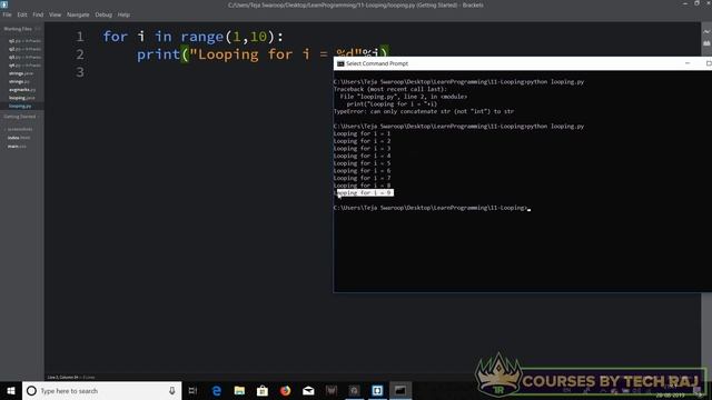 PFB #31 - Looping in Python (FOR Loop, WHILE Loop) смотреть онлайн