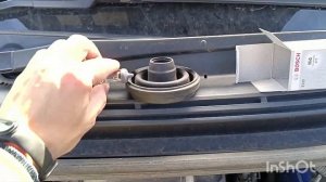 Замена лампочки ближнего света Дайхатсу Мув