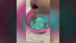 Слайм без клея и без тетраборат натри!!из(пены для бритья) (шампуня)