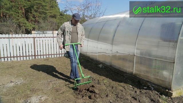 ручной культиватор "СТАЛК" работа в саду очень просто смотреть онлайн