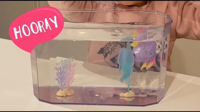 New Little Live Pets LIL DIPPERS | Unicorn Fish Tank Playset Unboxing | Awesome Fi