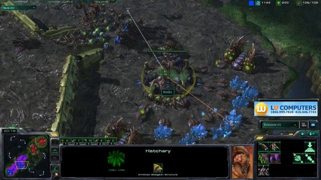 StarCraft 2 - SaharaDrac - KMillz (Z) vs. greg (T) - Part 2 смотреть онлайн