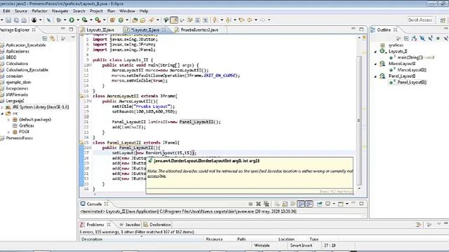 Disposición de tipo BorderLayout en Java - UTIC смотреть онлайн