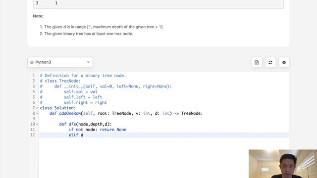 Leetcode - Add One Row to Tree (Python) смотреть онлайн