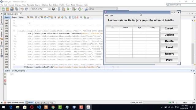 How to change look of java application in netbeans by using JTattoo look-and-feel смотреть онлайн