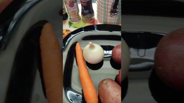 Италия, готовим с итальяночкой дочкой))))))). Тыквенный суп))))))).