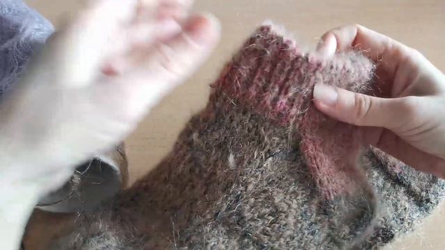 Какой мохер выбрать. Что вязать из колкого мохера. Палантин. Кид мохер на шёлке. #knitting #mohair смотреть онлайн