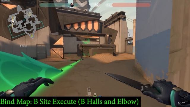 VIPER BIND MAP SMOKE EXECUTES FOR A AND B SITES (VALORANT) смотреть онлайн