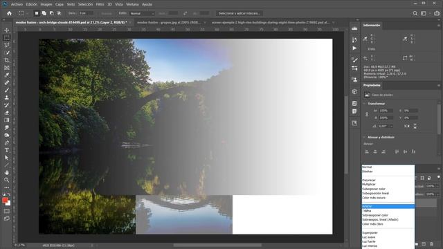 50. Modos de fusión (Intro) (Curso básico de Photoshop CC) смотреть онлайн