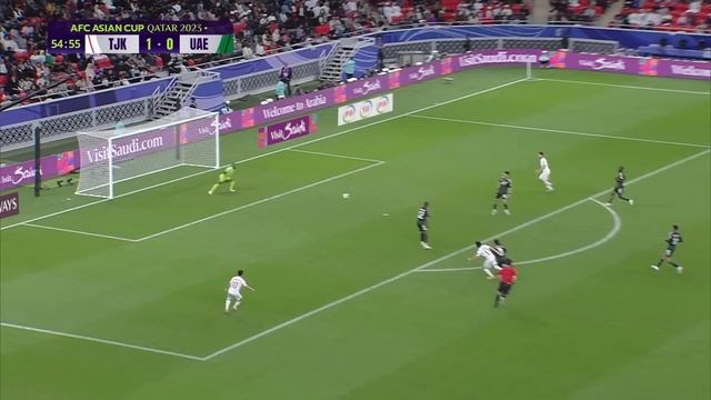 #AsianCup2023 | Round of 16 : Tajikistan 1 (5) - (3) 1 United Arab Emirates смотреть онлайн