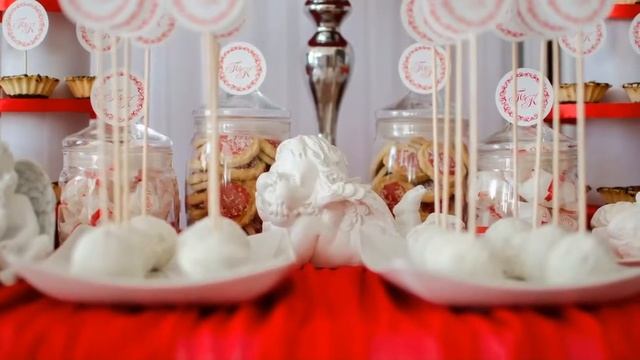 Оформление свадьбы в красном цвете. смотреть онлайн