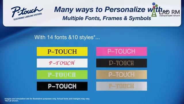 BROTHER P-Touch PT-D210 компактный принтер для печати этикеток. смотреть онлайн