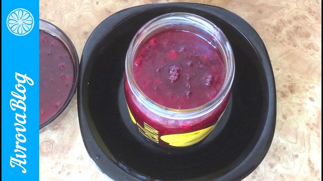 Варенье из замороженной красной смородины