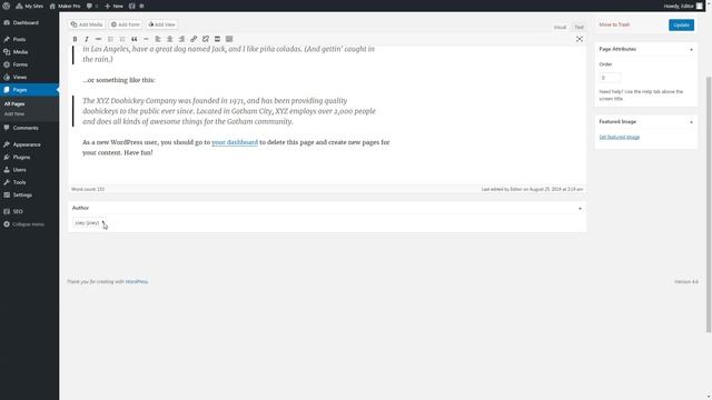 WordPress Tip - Change the Author of a Post смотреть онлайн
