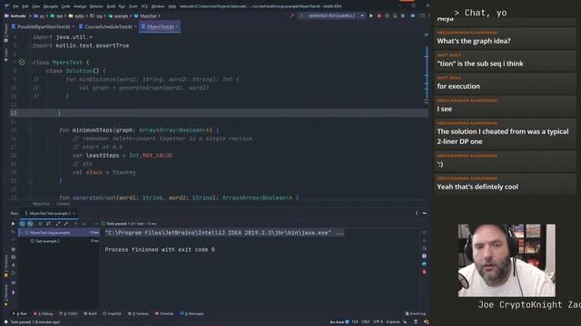 Live: Edit Distance...looks really hard! смотреть онлайн