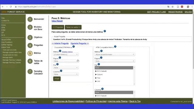 Herramienta para el Diseño de Inventario y Monitoreo (DTIM) смотреть онлайн