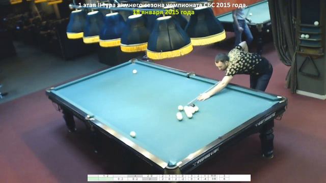 Бакиров М. - Росляков С. 1 этап II тура зимнего сезона чемпионата СБС 2015 года. смотреть онлайн