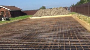 Фундамент плита под гараж 8,5*17,5