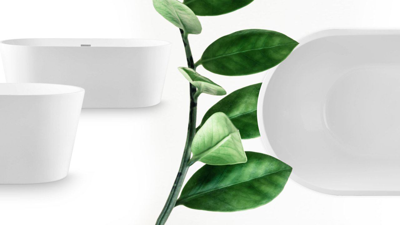 Ванна отдельностоящая акриловая 1715 мм Swedbe Vita 8800 смотреть онлайн